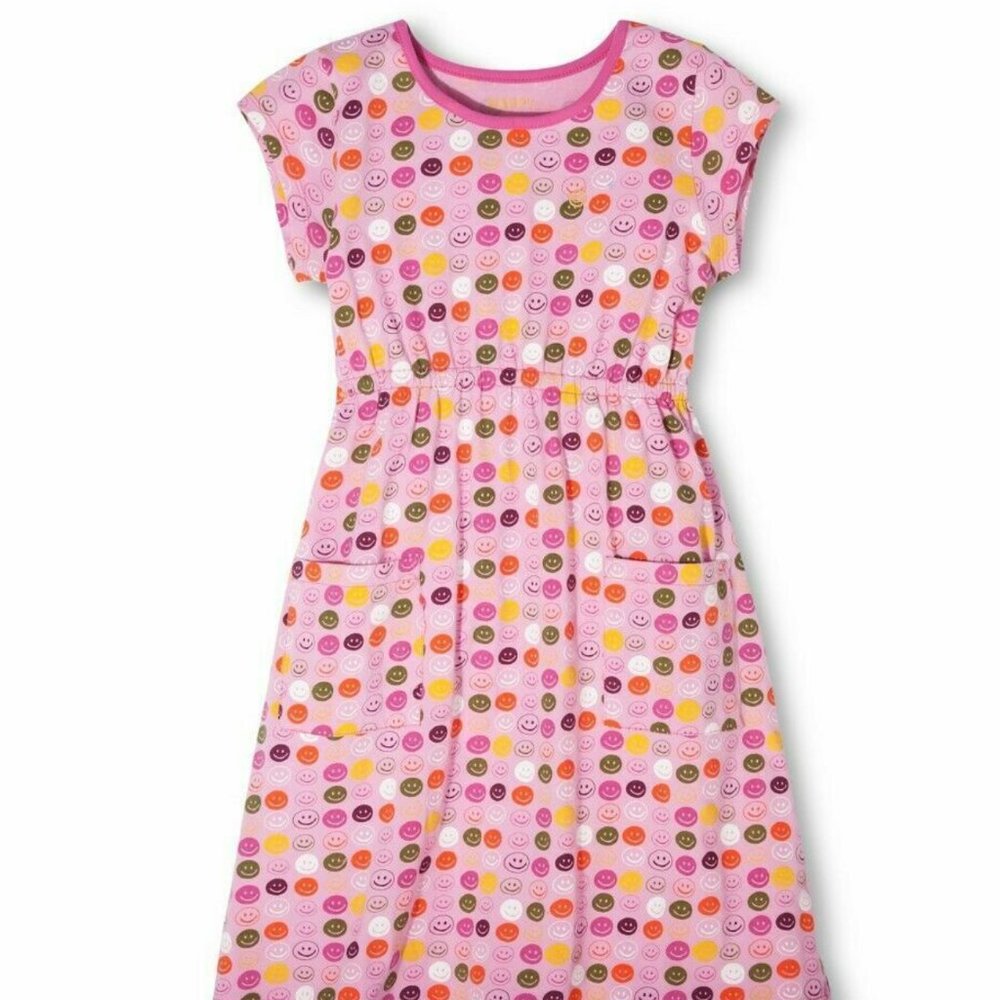 Happy by Pink Chicken Smiley Face Dress Size 10